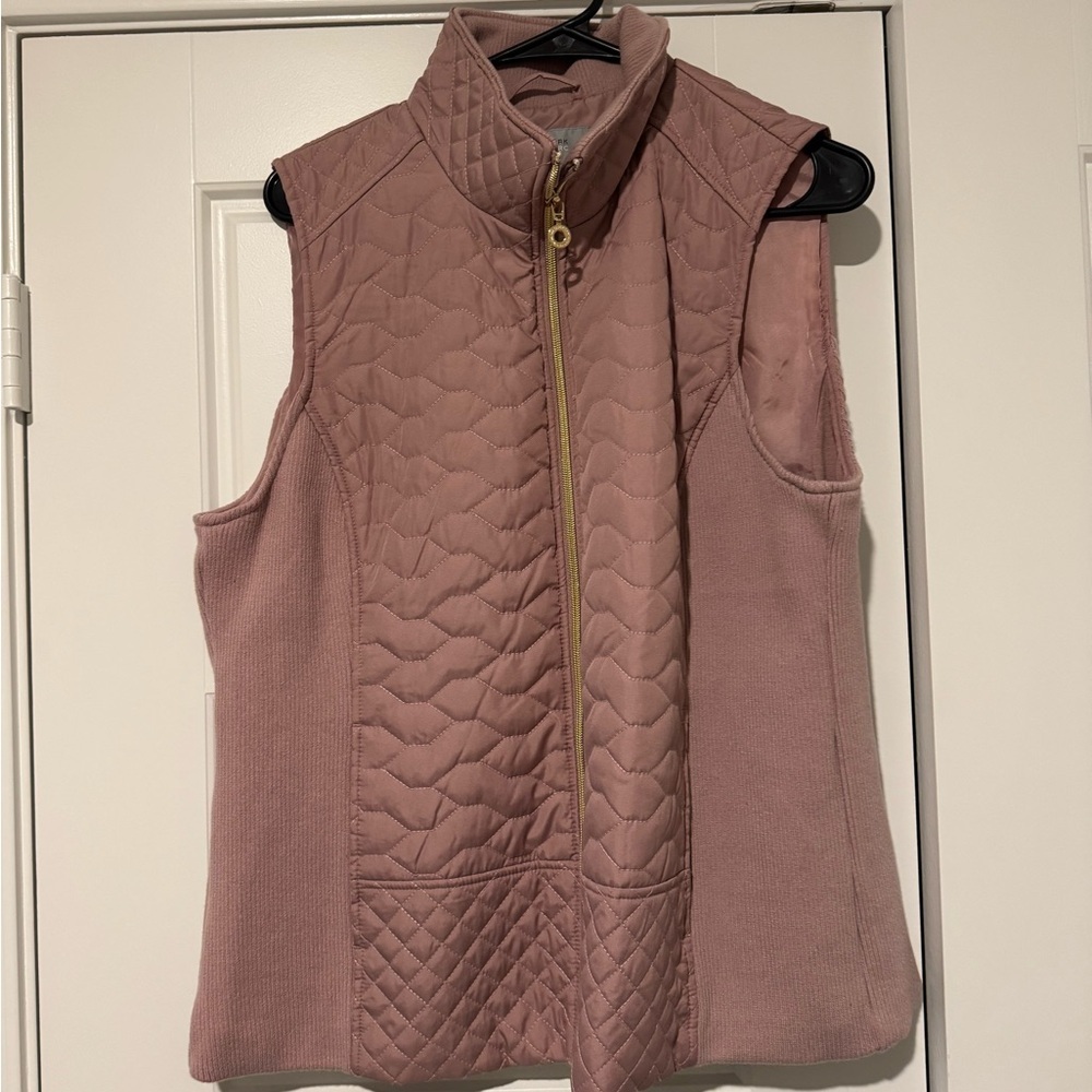 Marc New York Blush Quilted Vest
